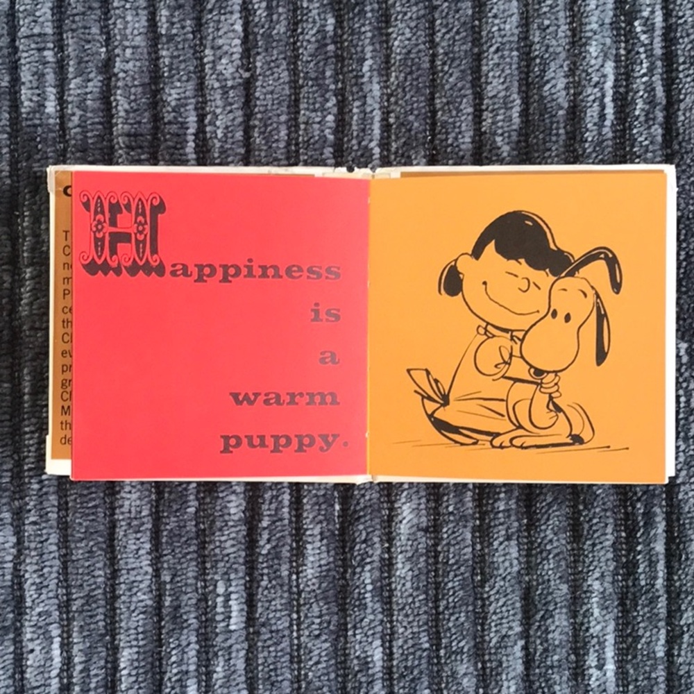 Vintage Happiness is a Warm Puppy